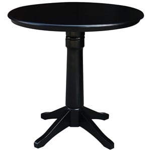 Pemberly Row Modern 36&quot Round Pedestal Counter Height Dining Table