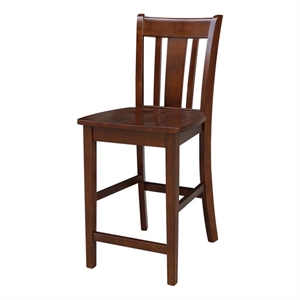 Pemberly Row Contemporary Counter height Stool - 24&quot Seat Height