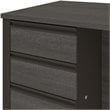 Pemberly Row 3 Drawer Add On File Cabinet in Bark Gray and Slate