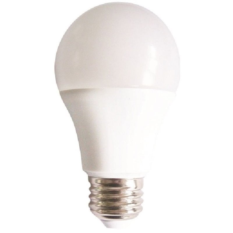 Pemberly Row 9W 3000K LED A19 Light Bulb in Frosted White (Set of 6)