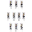 Pemberly Row Modern 2W 3000K LED G4 Clear Light Bulb (Set of 10)