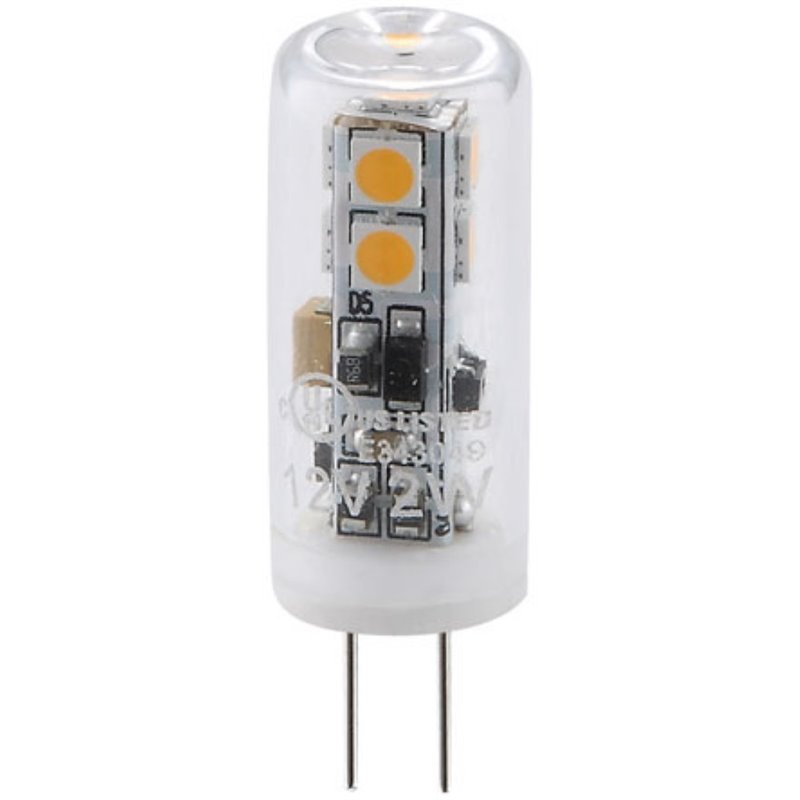 Pemberly Row Modern 2W 3000K LED G4 Clear Light Bulb (Set of 10)