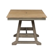 Pemberly Row Modern / Contemporary Farm Trestle Table in Natural