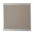 Pemberly Row Outdoor 5 Piece Glass Top Aluminum Bar Set in Silver
