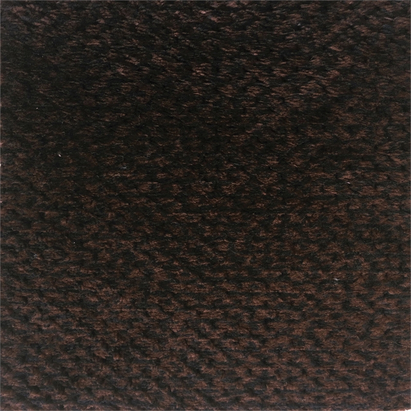 Pemberly Row Power Lay Flat Recliner in Brown Polyester Fabric