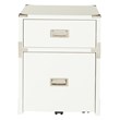 Pemberly Row Engineered Wood 2 Drawer File Cabinet in White Fully Assembled