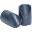 Pemberly Row Modern Plastic Folding Chair V-Tip Caps in Blue (Set of 100)