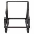 Pemberly Row Modern Metal Dolly for Series 8600 Chairs in Black Powder-Coated