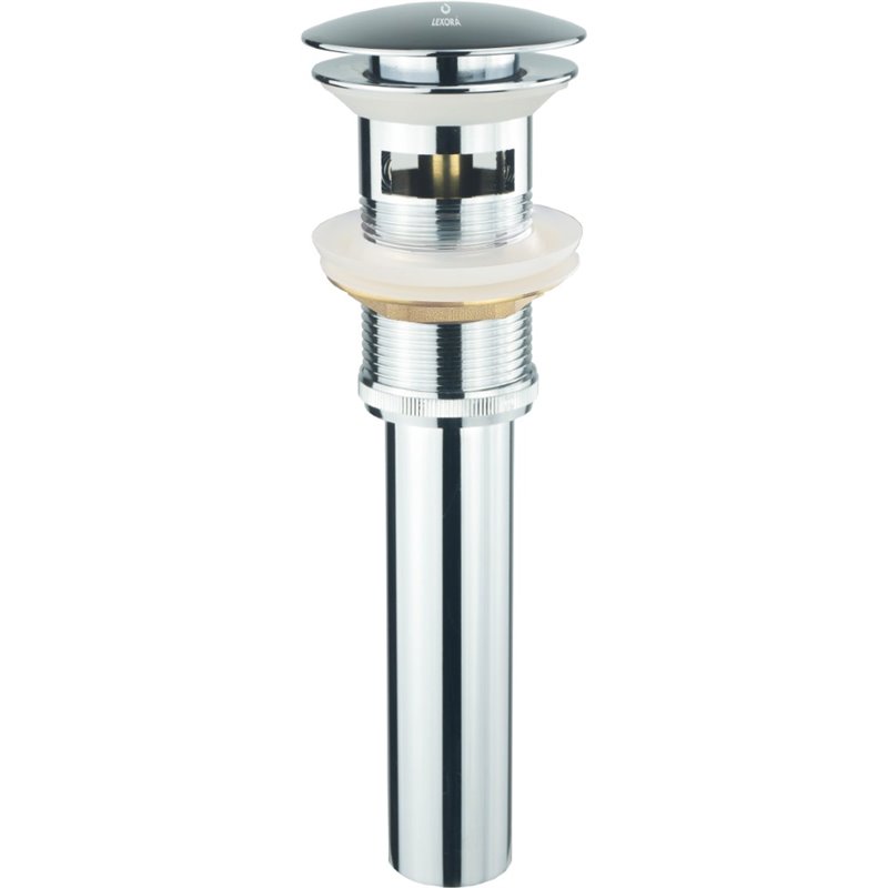 Pemberly Row Pop-Up Drain Assembly with Overflow in Chrome Finish