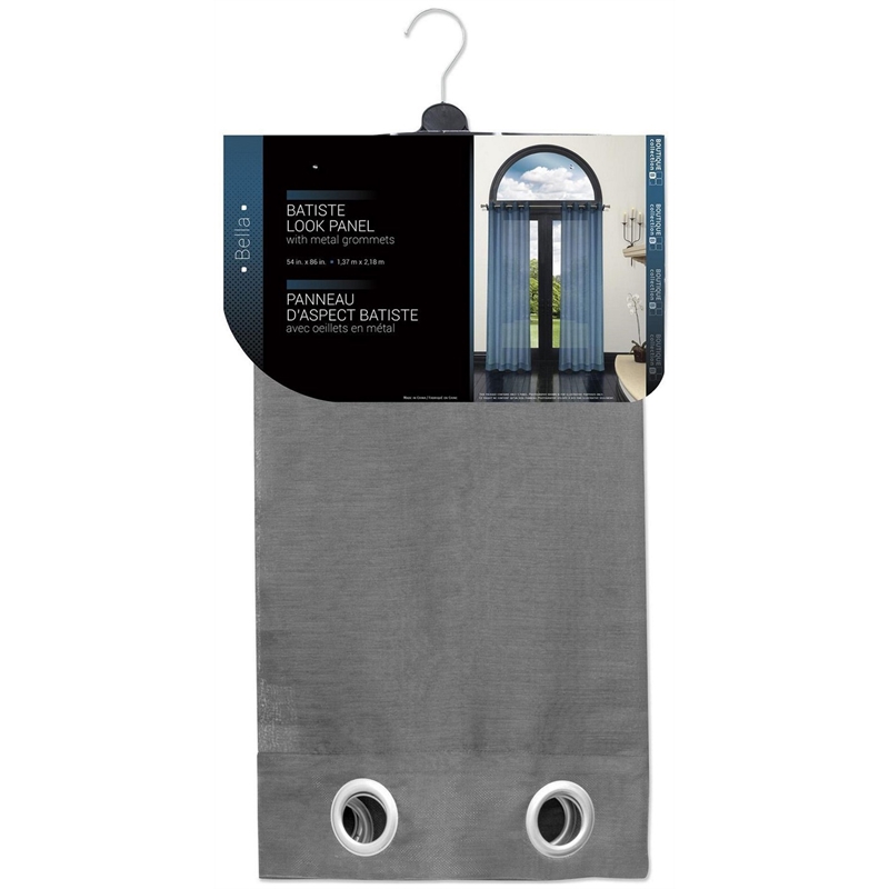 Pemberly Row Wrinkle Free Curtain Bella Batiste 86