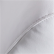 Pemberly Row Contemporary White Color With Faux Leather Loveseat