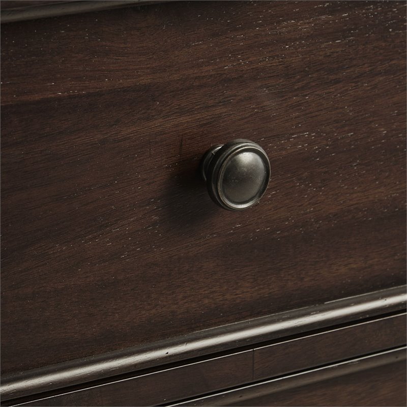 Pemberly Row Modern MDF Solid Wood Accent Chest in Morocco Brown