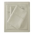 Pemberly Row Contemporary Cotton Polyester Solid Pillowcase in Ivory