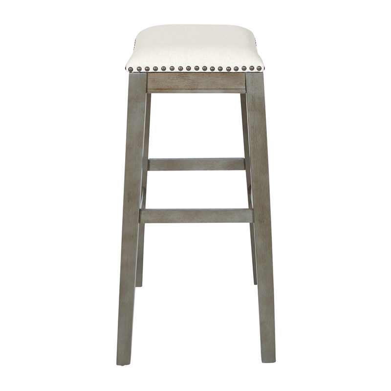 Pemberly Row Saddle Stool 30