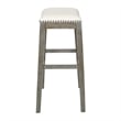 Pemberly Row Saddle Stool 30
