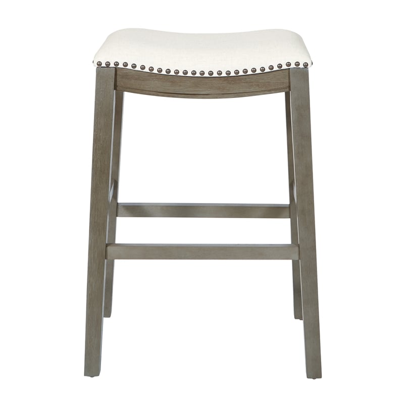 Pemberly Row Saddle Stool 30