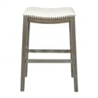 Pemberly Row Saddle Stool 30