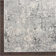 Pemberly Row Rustic Textures Fabric Painterly Indoor Rug in Gray/Beige