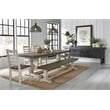 Pemberly Row 11-Drawer Reclaimed Pine Wood Console Table in Black