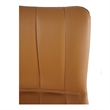Pemberly Row Modern Barstool Tan Set of 2 Brown Vegan Leather