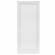 Pemberly Row Right-Hand Swing-in Traditional Solid Wood Interior Door in White