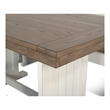 Pemberly Row Contemporary Breakfast Nook Solid Wood Dining Set