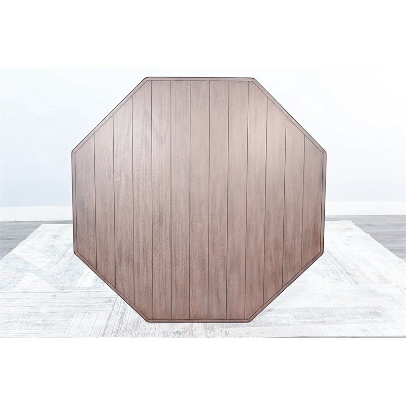 Pemberly Row Reversible Wood Game and Dining Poker Table in Buckskin Natural