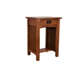 Pemberly Row Mission 1 Drawer Nightstand With Spindels in Michael's Cherry