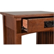 Pemberly Row Mission 1 Drawer Nightstand With Spindels in Michael's Cherry