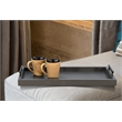 Pemberly Row Modern Rectangular Tessa Wood Dining Table Tray