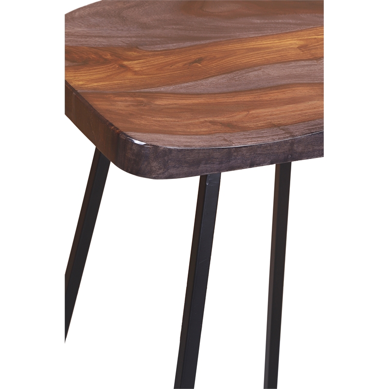 Pemberly Row Modern Solid Sheesham Wood 30