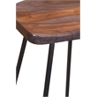 Pemberly Row Modern Solid Sheesham Wood 30