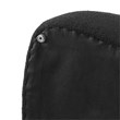 Pemberly Row Modern Fabric Small Ottoman in Palladian Charcoal