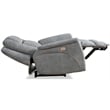Pemberly Row Contemporary Gray Power Reclining Sofa and Recliner