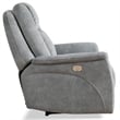 Pemberly Row Contemporary Gray Power Reclining Sofa and Recliner