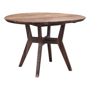 Pemberly Row Modern Urban Solid Sheesham Wood Dining Table - Brown