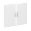 Pemberly Row 2 Door Kit for Bookcase in White - Engineered Wood
