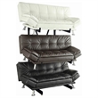 Pemberly Row Modern / Contemporary Metal Sofa Bed Rack in Black