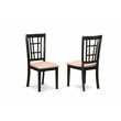 Pemberly Row 7-piece Wood Dining Set with Linen Seat in Cherry