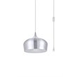 Pemberly Row 1-Light Mid-Century Aluminum Pendant - Burnished Nickel