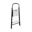 Pemberly Row Two-Step Folding Step Stool with Rubber Hand Grip in Black
