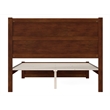 Pemberly Row Contemporary Wood Twin XL Bed with Footboard in Walnut