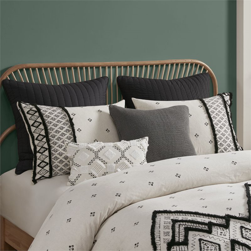 Pemberly Row 3-piece Cotton Full/Queen Duvet Cover Set in Natural