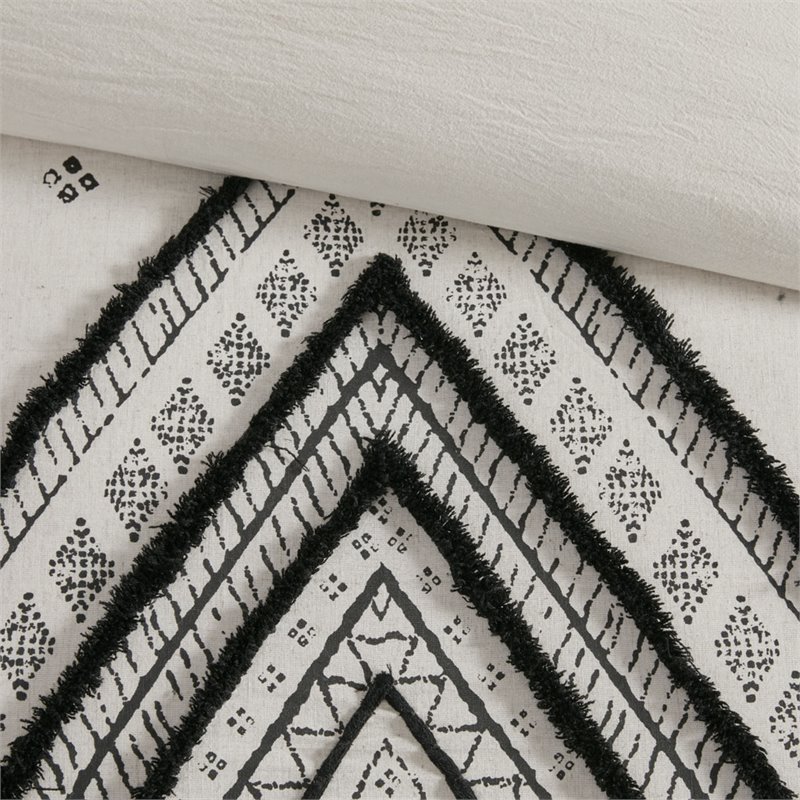 Pemberly Row 3-piece Cotton Full/Queen Duvet Cover Set in Natural