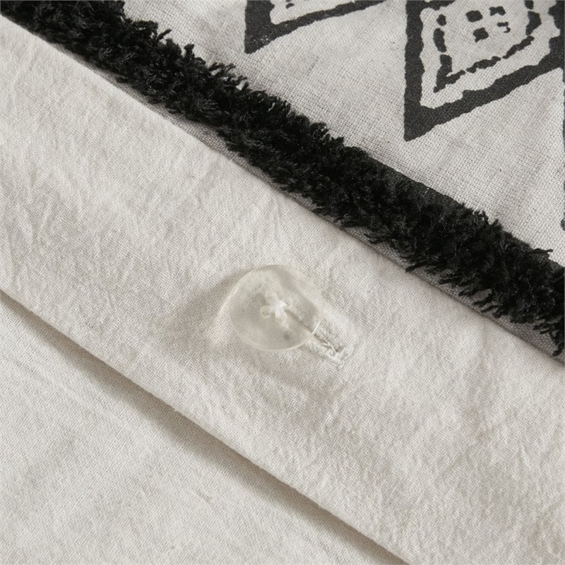 Pemberly Row 3-piece Cotton Full/Queen Duvet Cover Set in Natural