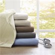 Pemberly Row Polyester Knitted Micro Fleece Solid Textured Heated Blanket - Blue