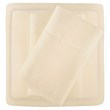 Pemberly Row Polyester Micro Fleece Solid Sheet Set in Ivory