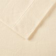 Pemberly Row Polyester Micro Fleece Solid Sheet Set in Ivory