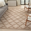 Pemberly Row Modern 8' x 10' Natural Beige Indoor/Outdoor Rug