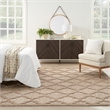 Pemberly Row Modern 8' x 10' Natural Beige Indoor/Outdoor Rug